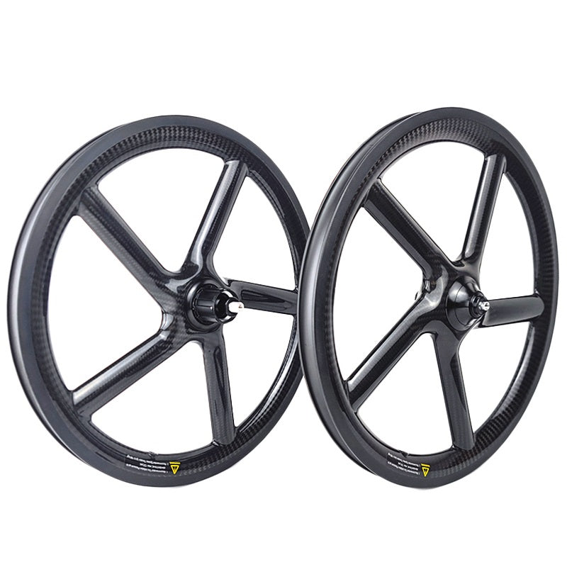 FeatherWorx carbon vijfspaak wielset