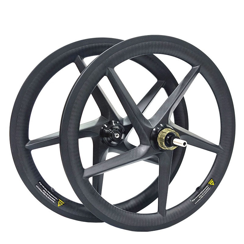 FeatherWorx carbon vijfspaak wielset