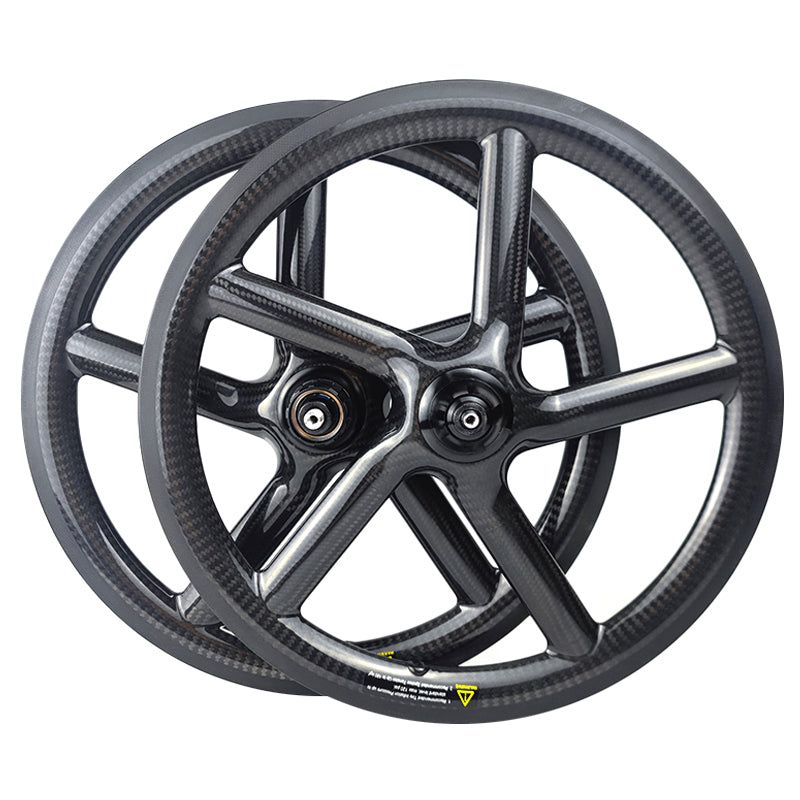 FeatherWorx carbon vijfspaak wielset