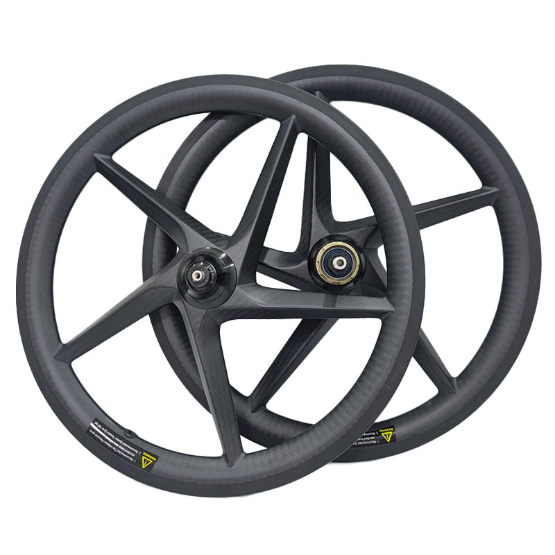 FeatherWorx carbon vijfspaak wielset