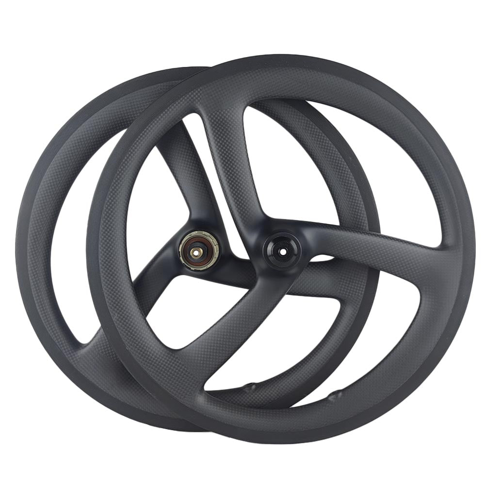 FeatherWorx carbon driespaak wielset