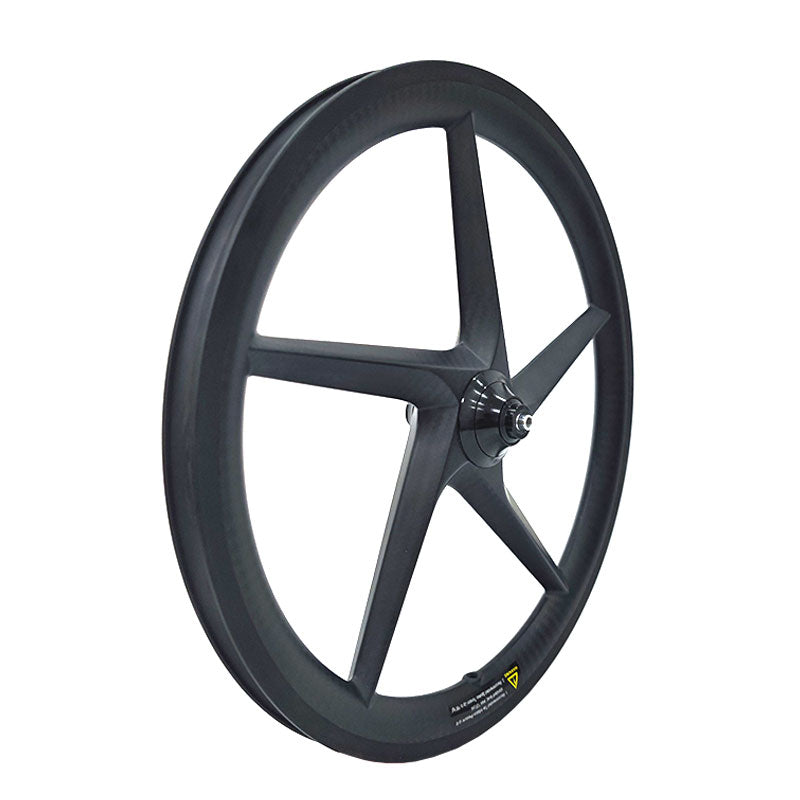 FeatherWorx carbon vijfspaak en disc wielset