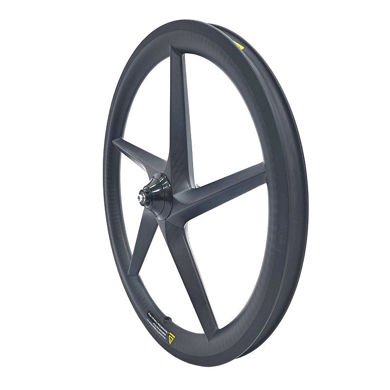 FeatherWorx carbon vijfspaak en disc wielset