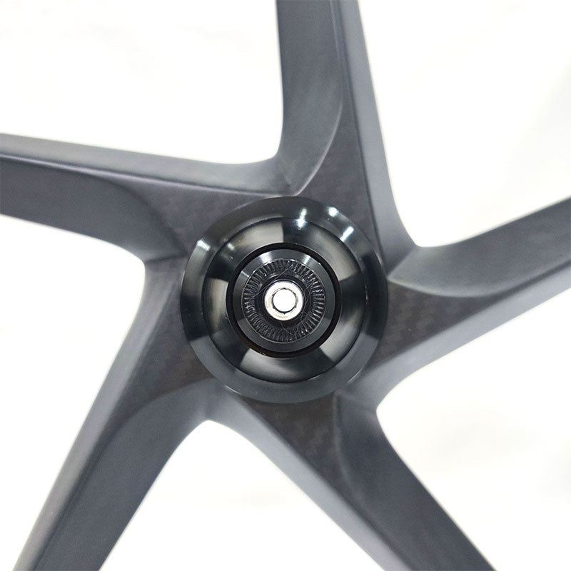 FeatherWorx carbon vijfspaak wielset