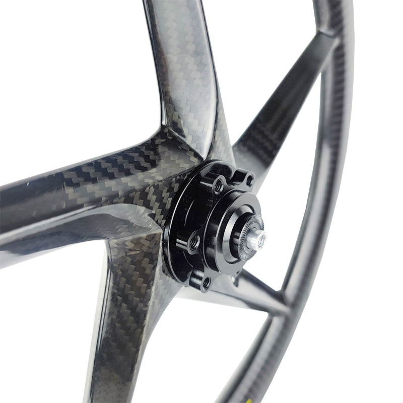FeatherWorx carbon vijfspaak voorwiel