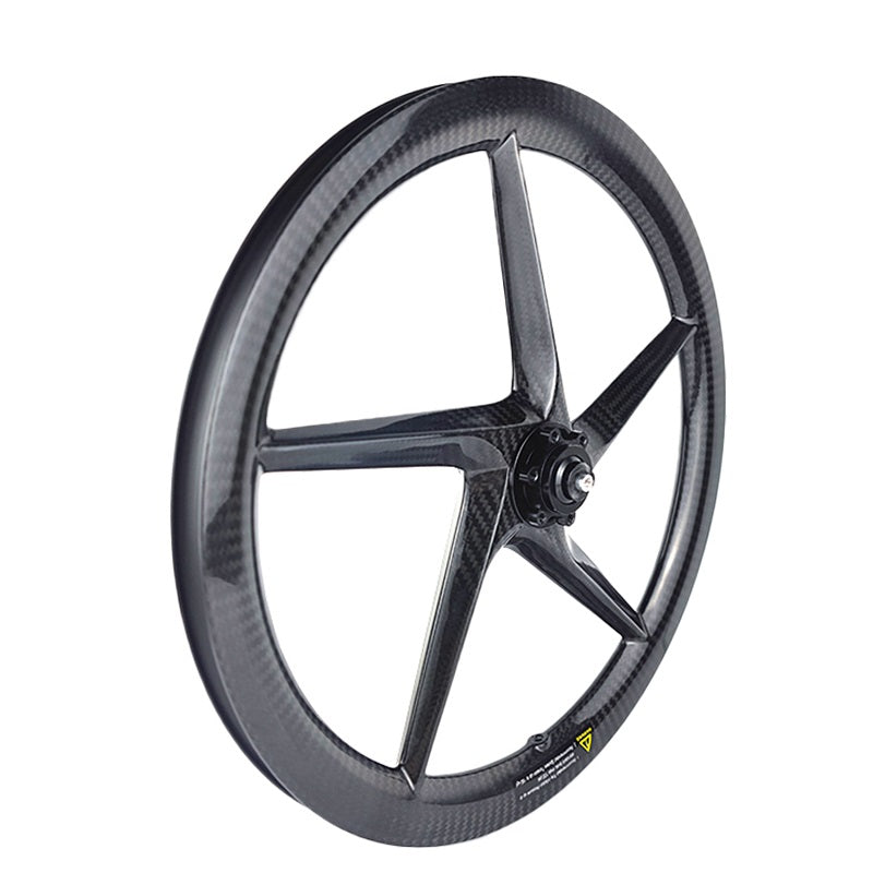FeatherWorx carbon five-spoke front wheel